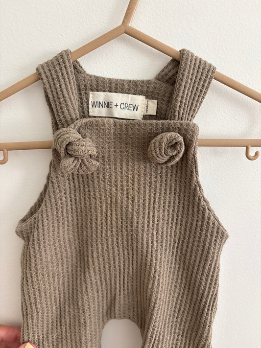 Knit Romper | Army Green | Newborn