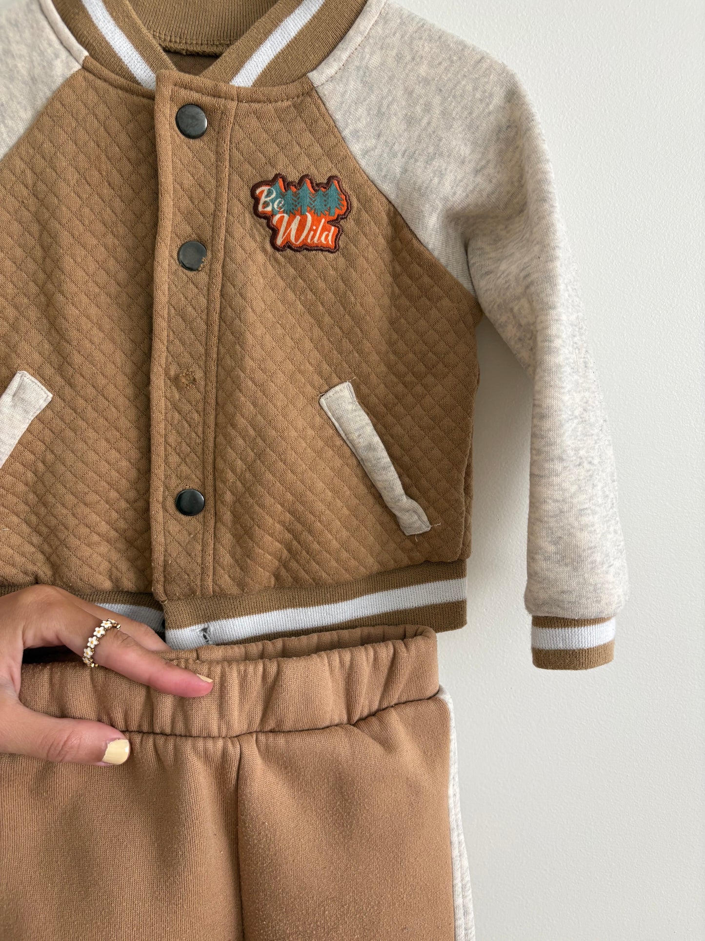 Sweater + Pants Set | Tan Beige | 18-24M
