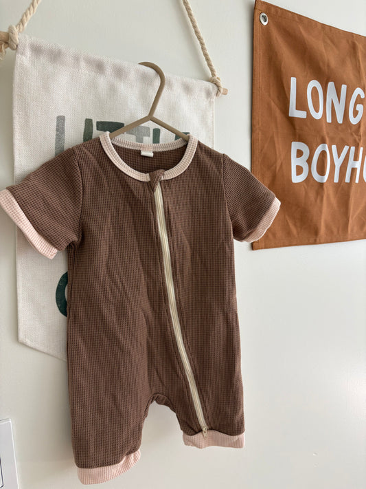 Romper | Brown Beige | 18-24M