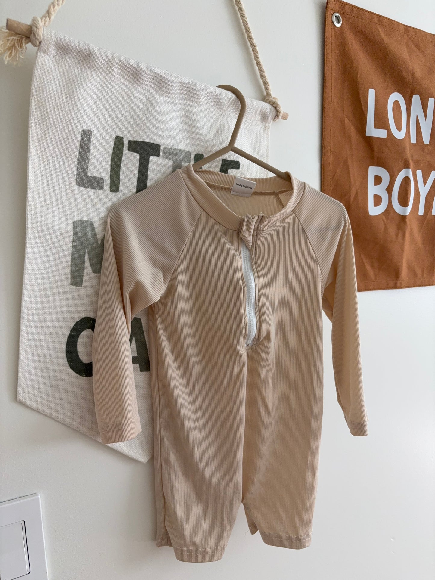 Romper Swimsuit | Beige | 12-24M