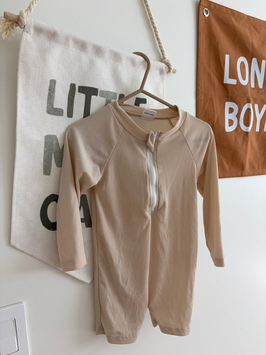 Romper Swimsuit | Beige | 12-24M