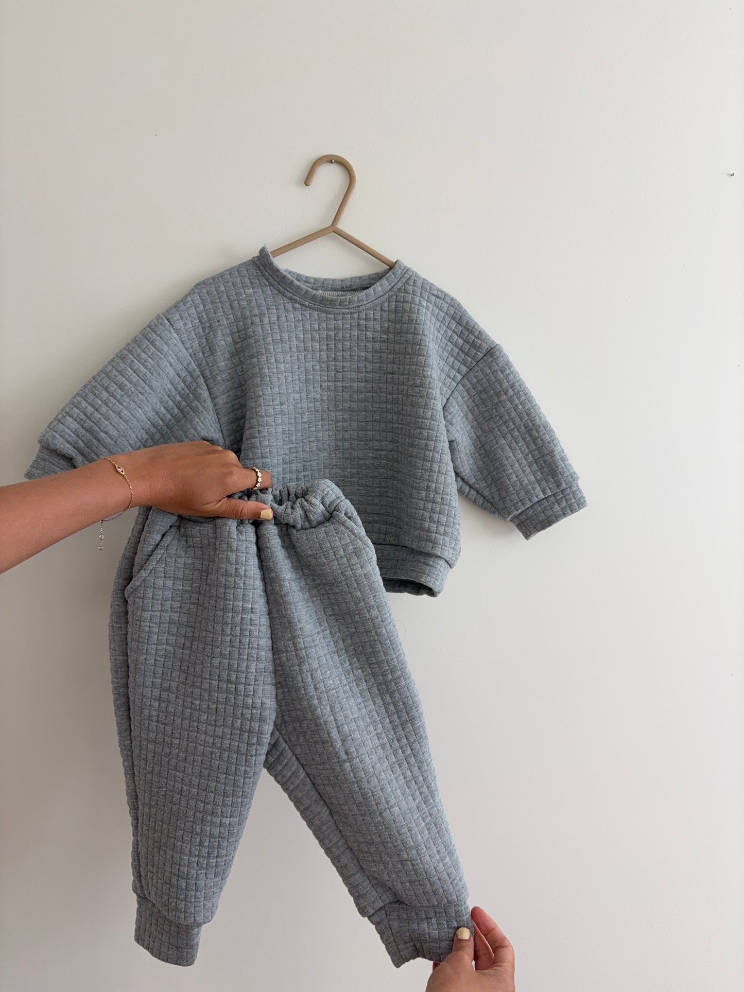 Sweater + Pants Set | Grey | 18-24M