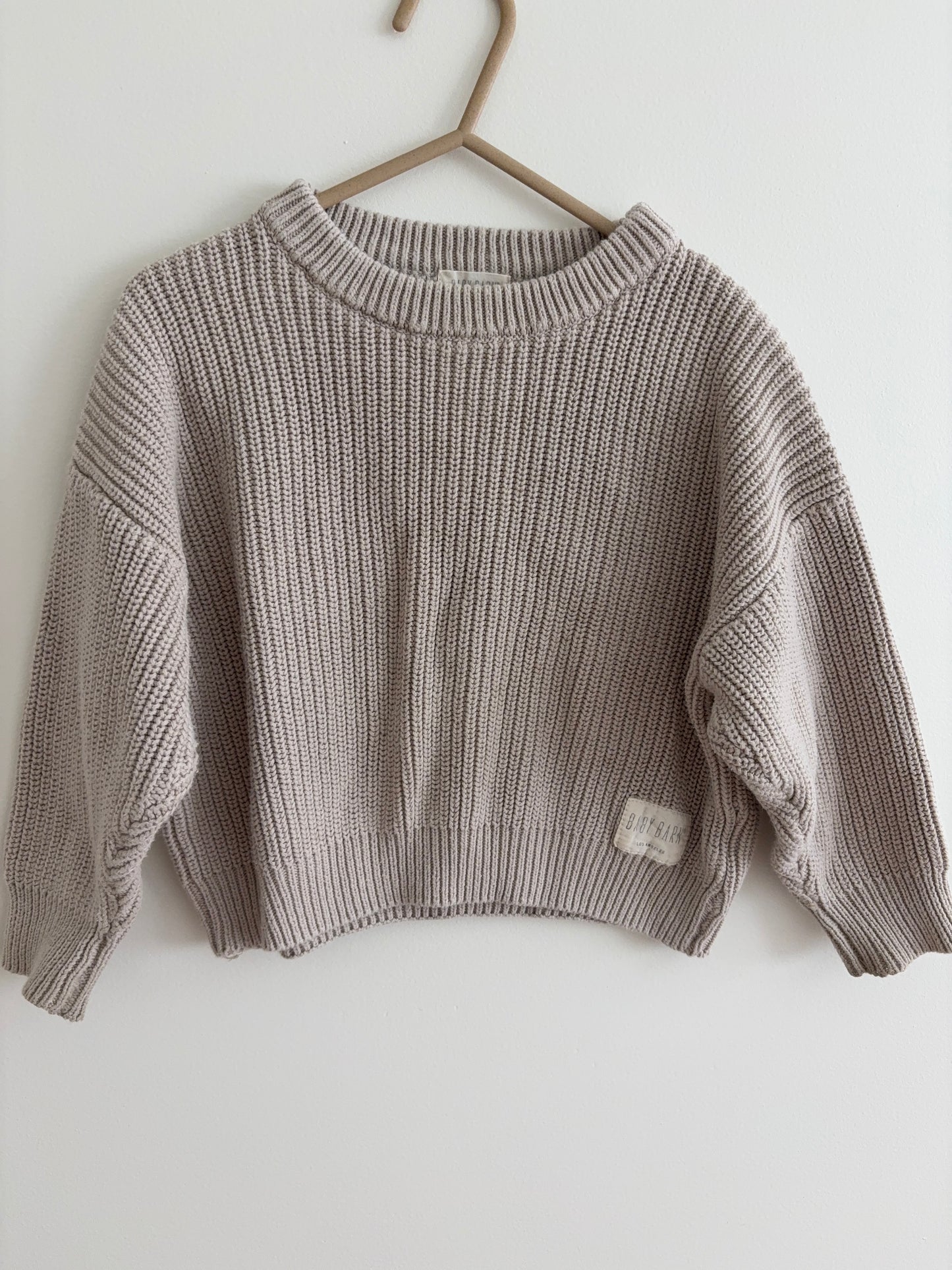 Knit Sweater | Grey | 2T