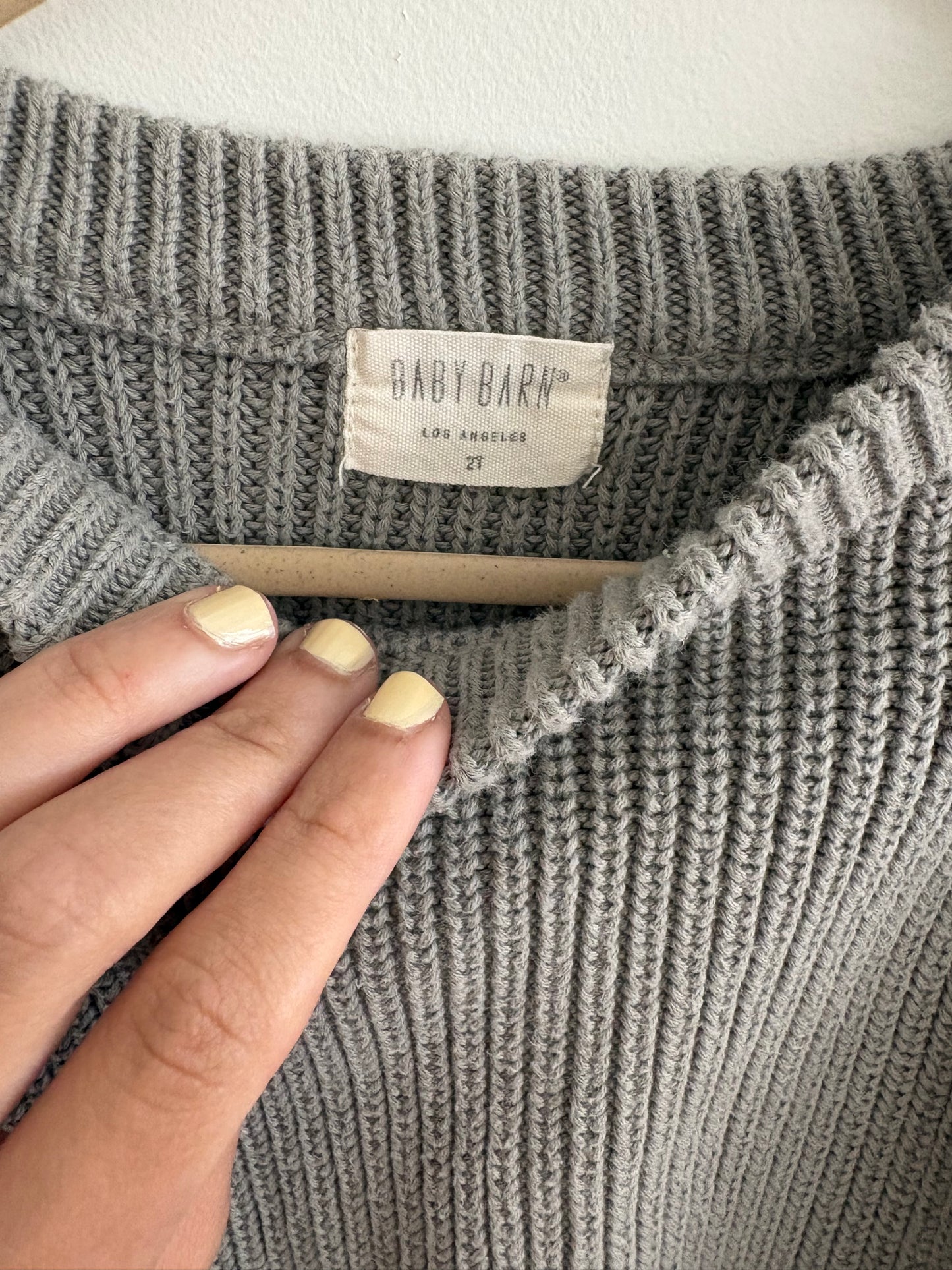 Knit Sweater | Grey | 2T
