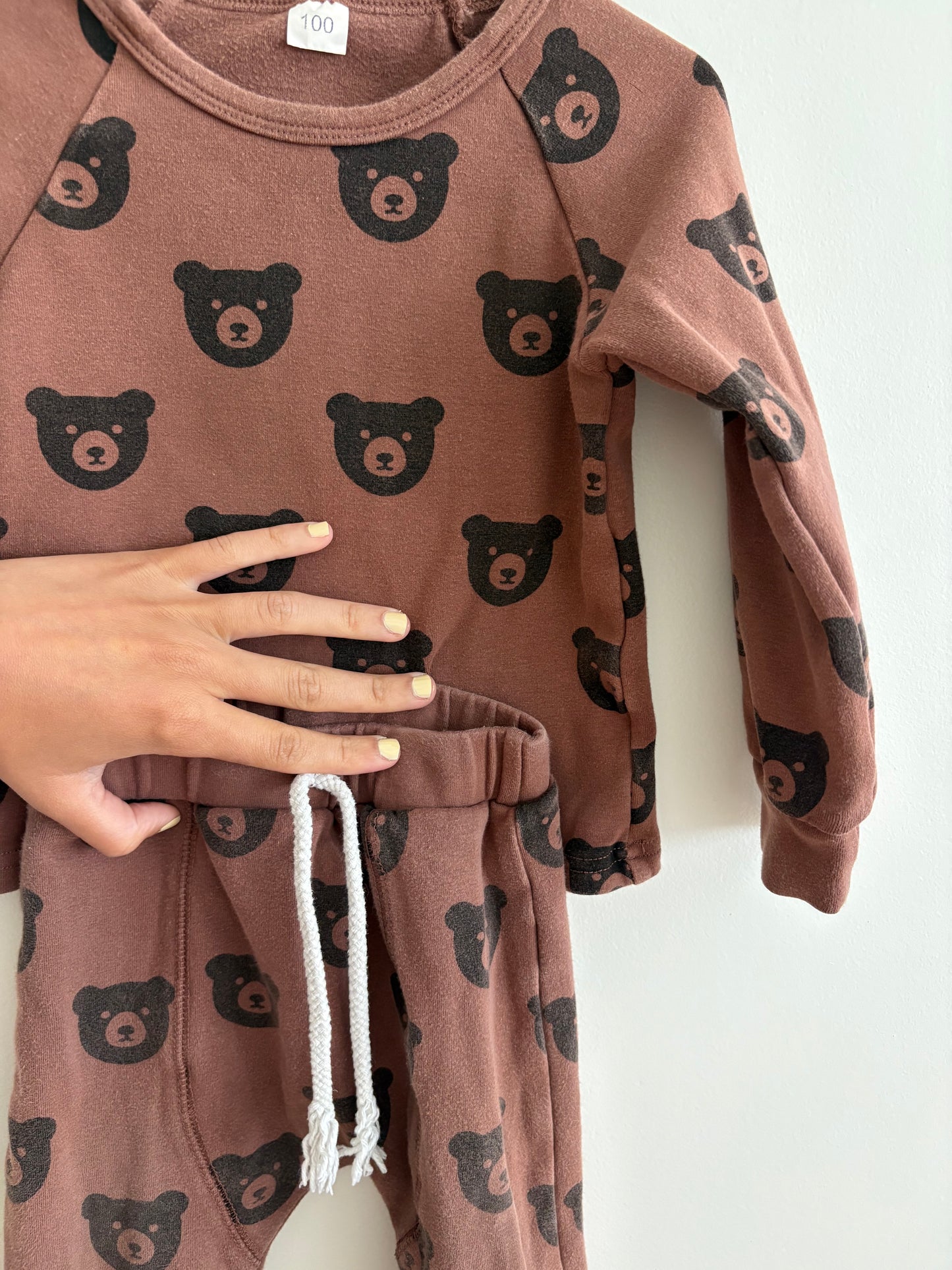 Top + Pants Set | Bears Brown | 18-24M