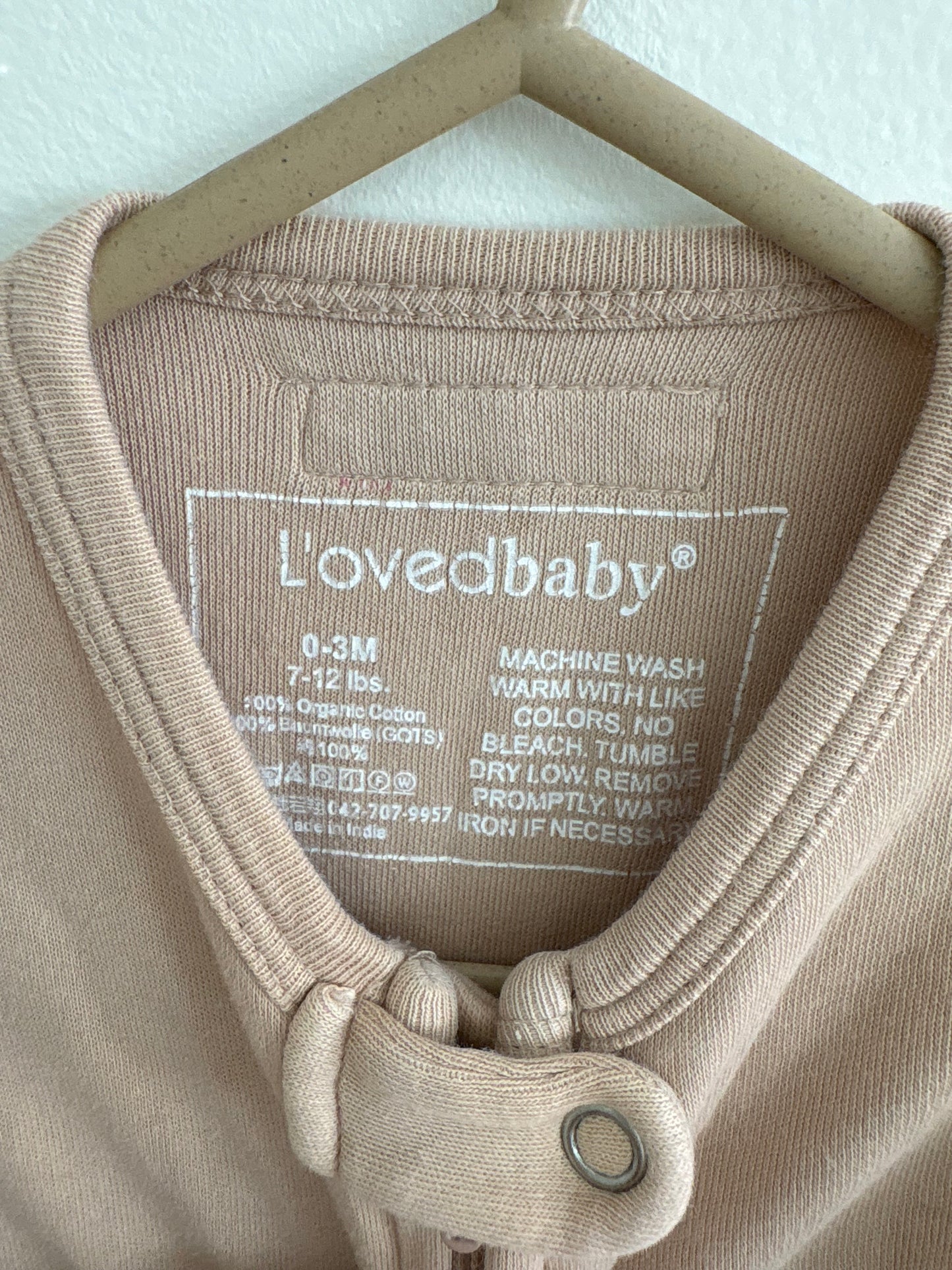 Cotton PJ | Tan | 0-3M