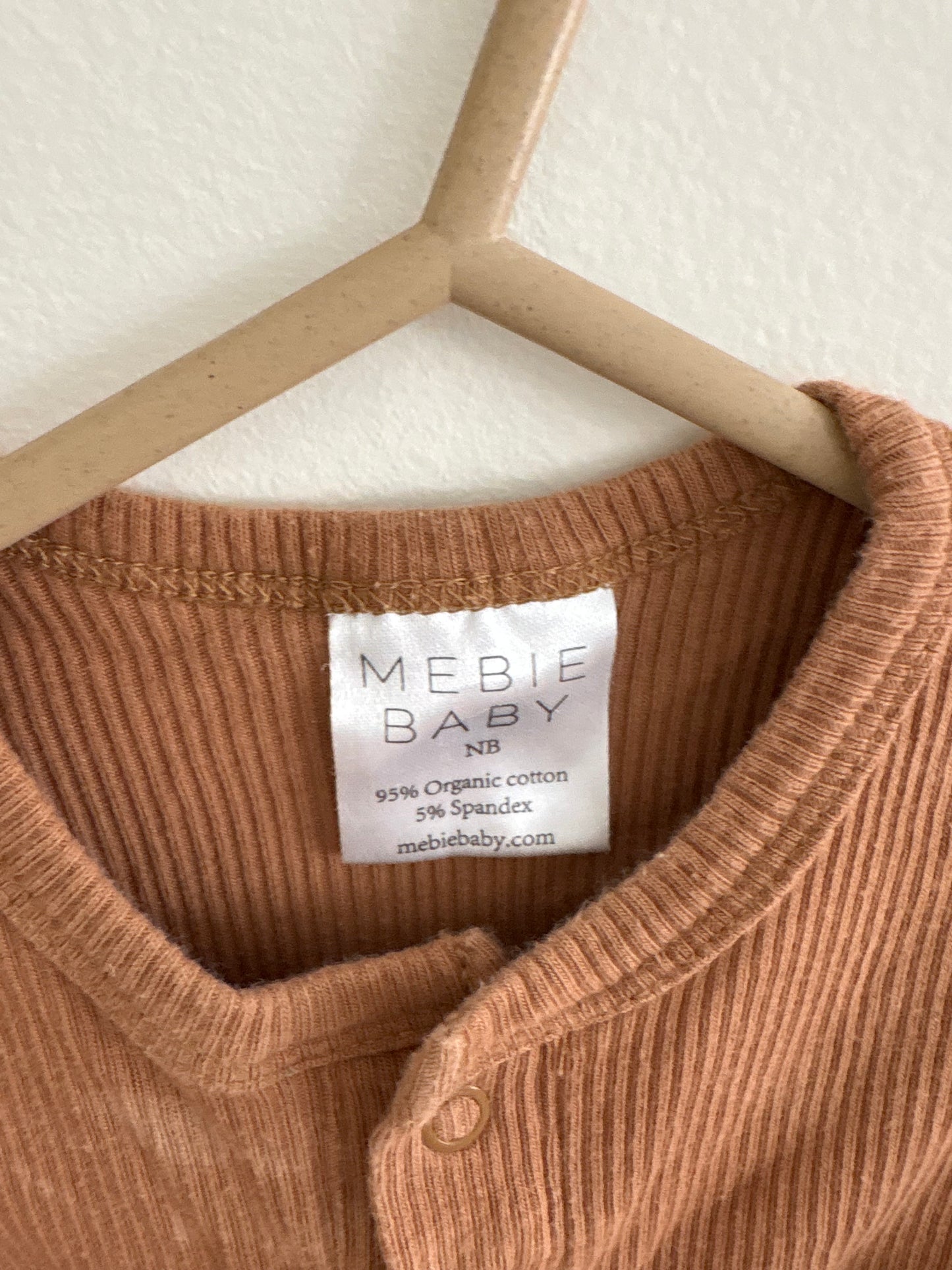 Cotton Onesie | Tan | Newborn
