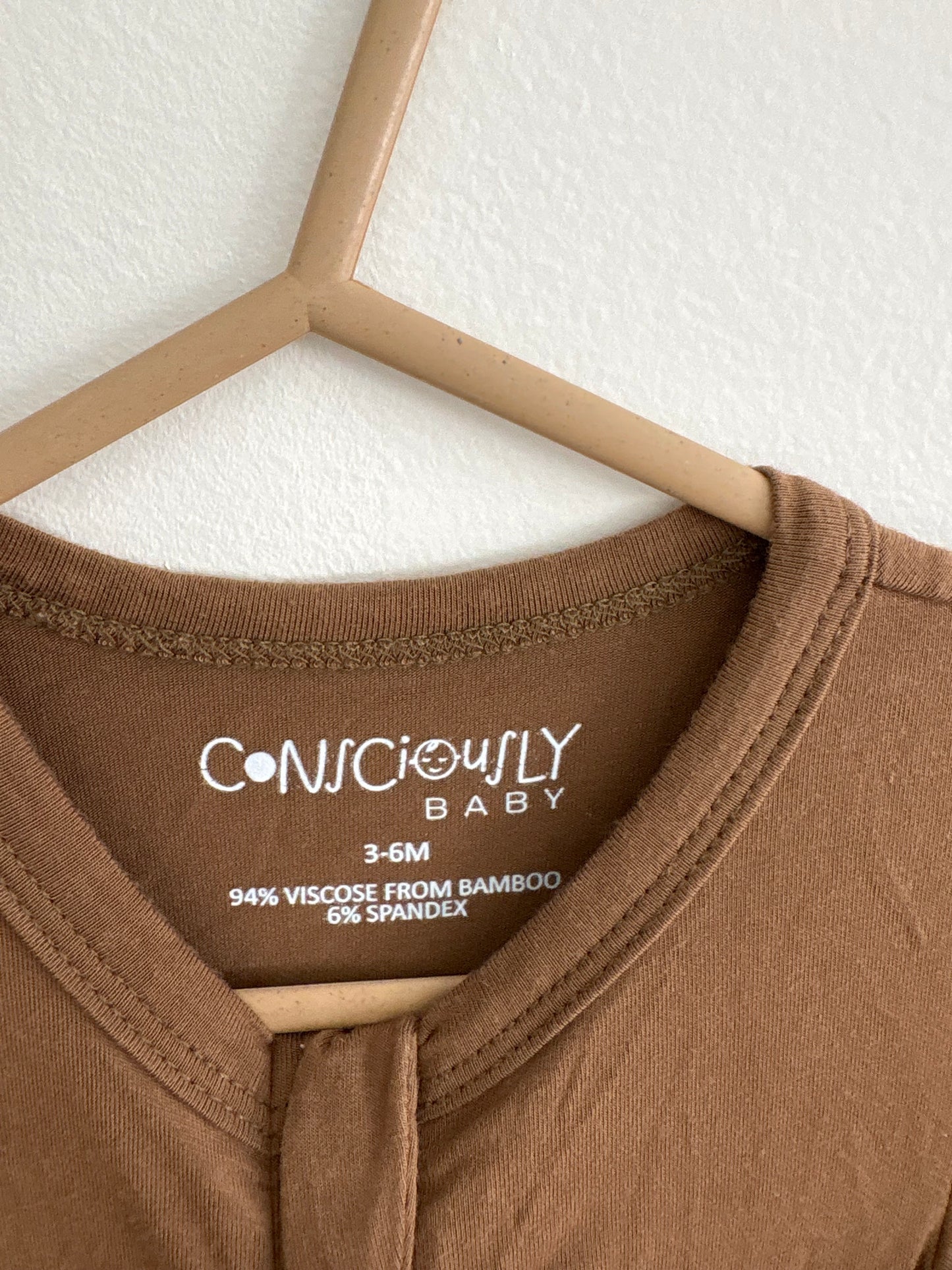 Bamboo PJ | Brown | 3-6M