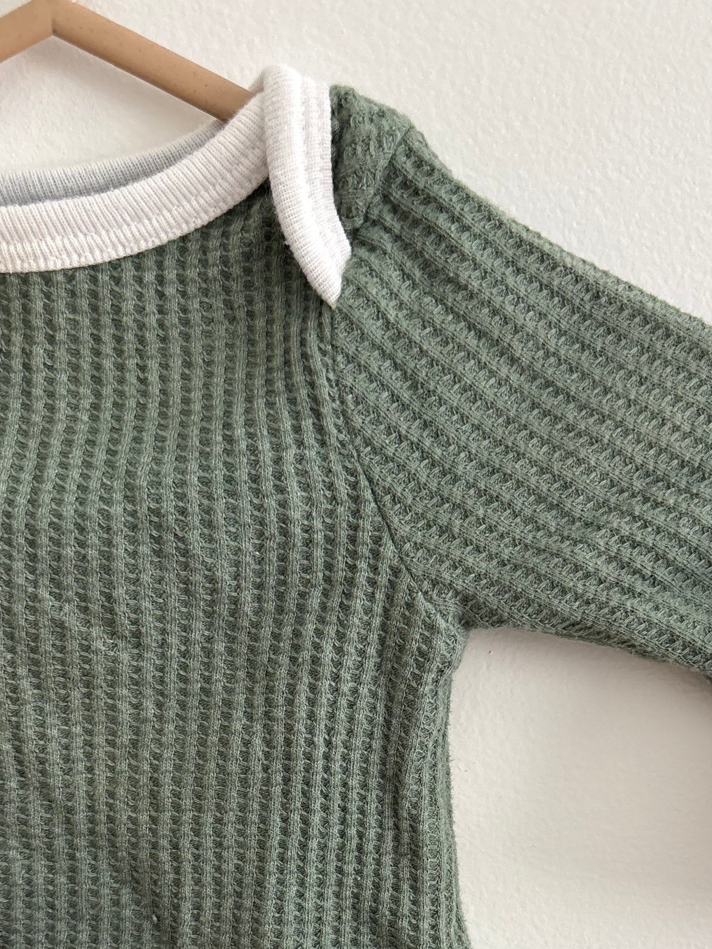 Top + Pants Set | Olive Green | Newborn