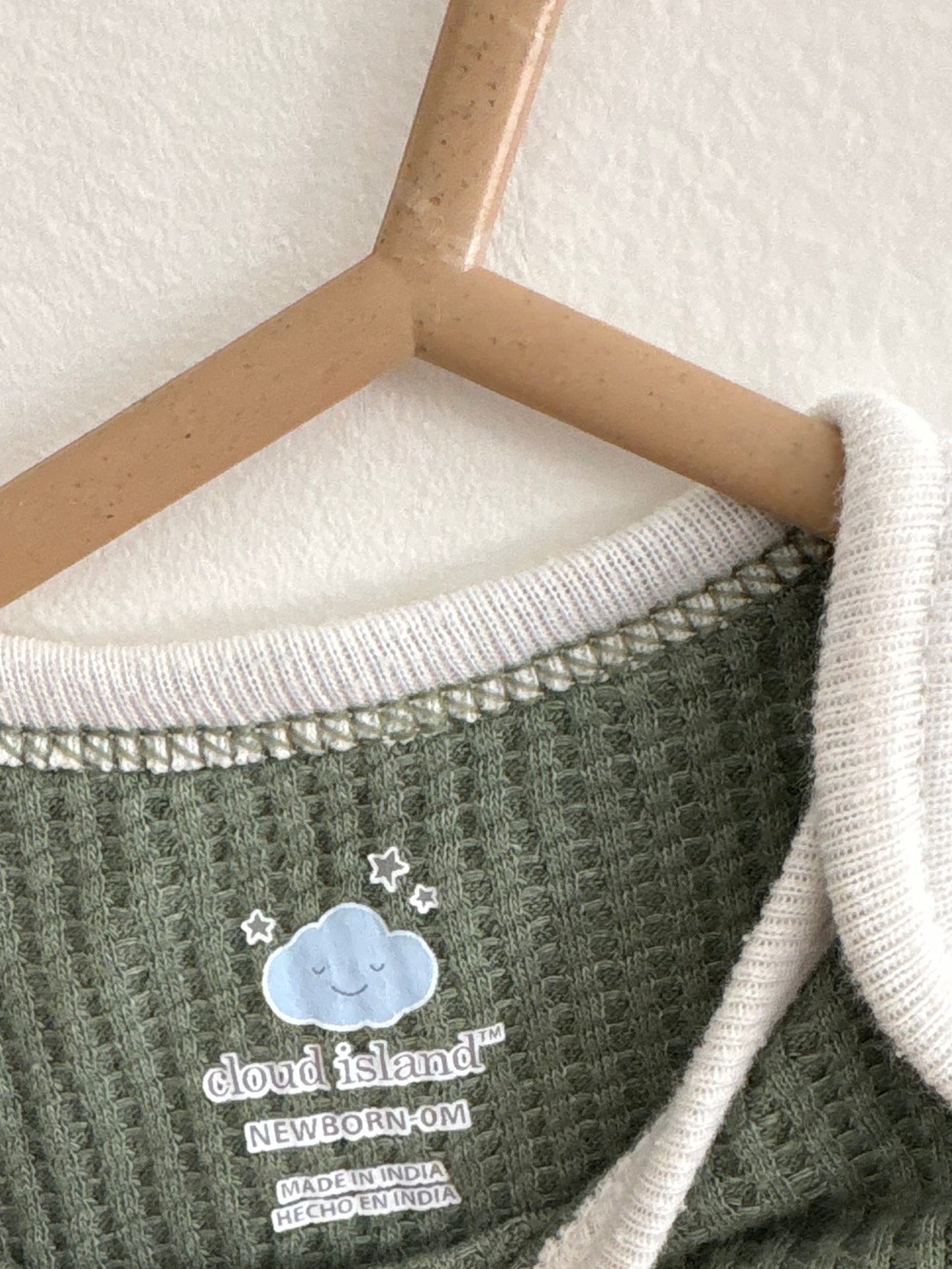 Top + Pants Set | Olive Green | Newborn