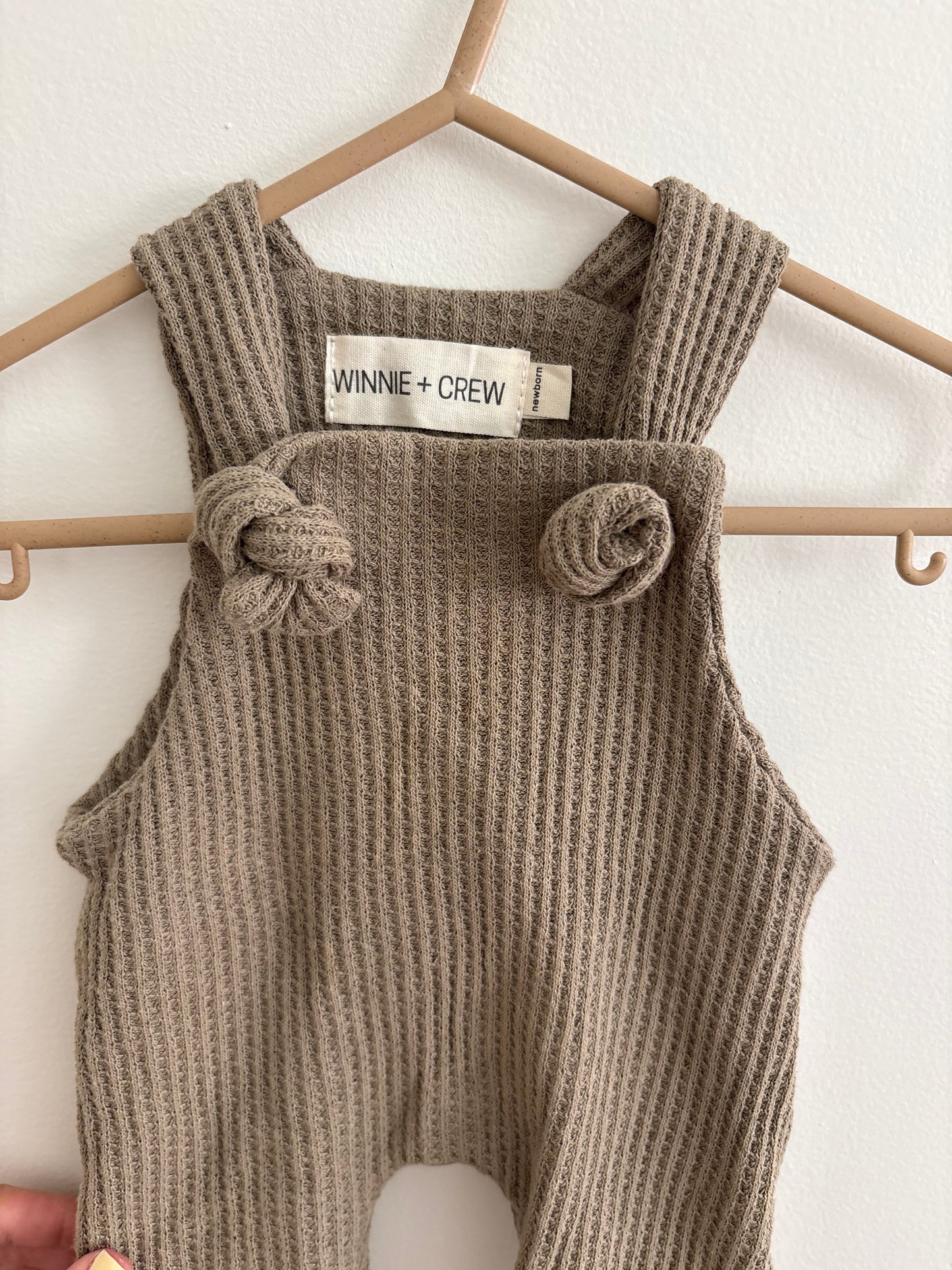 Knit Romper | Army Green | Newborn