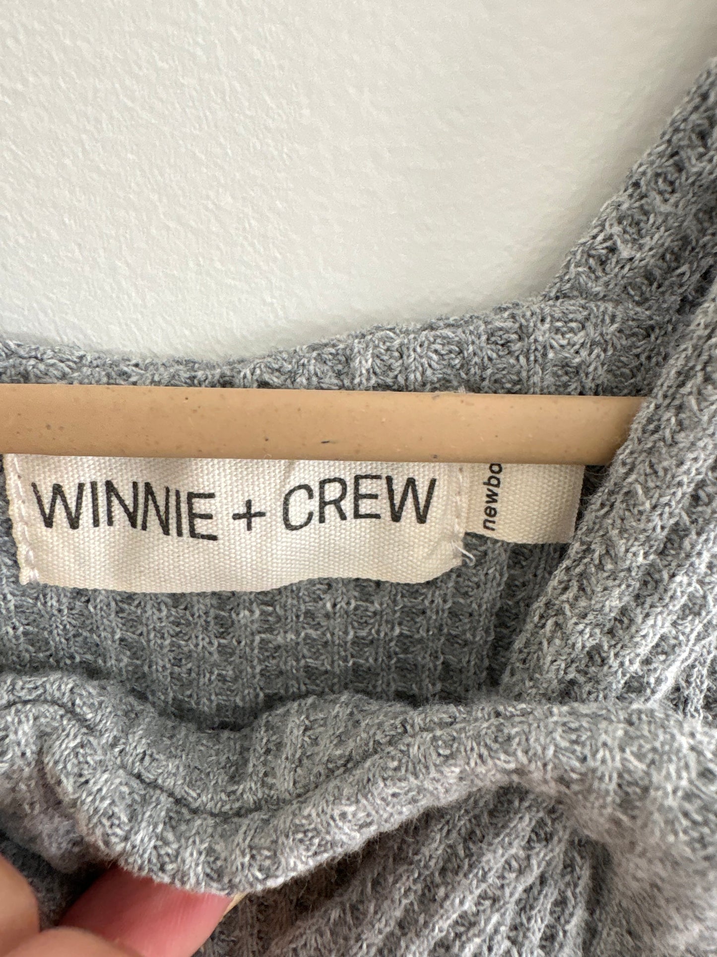Knit Romper | Grey | Newborn
