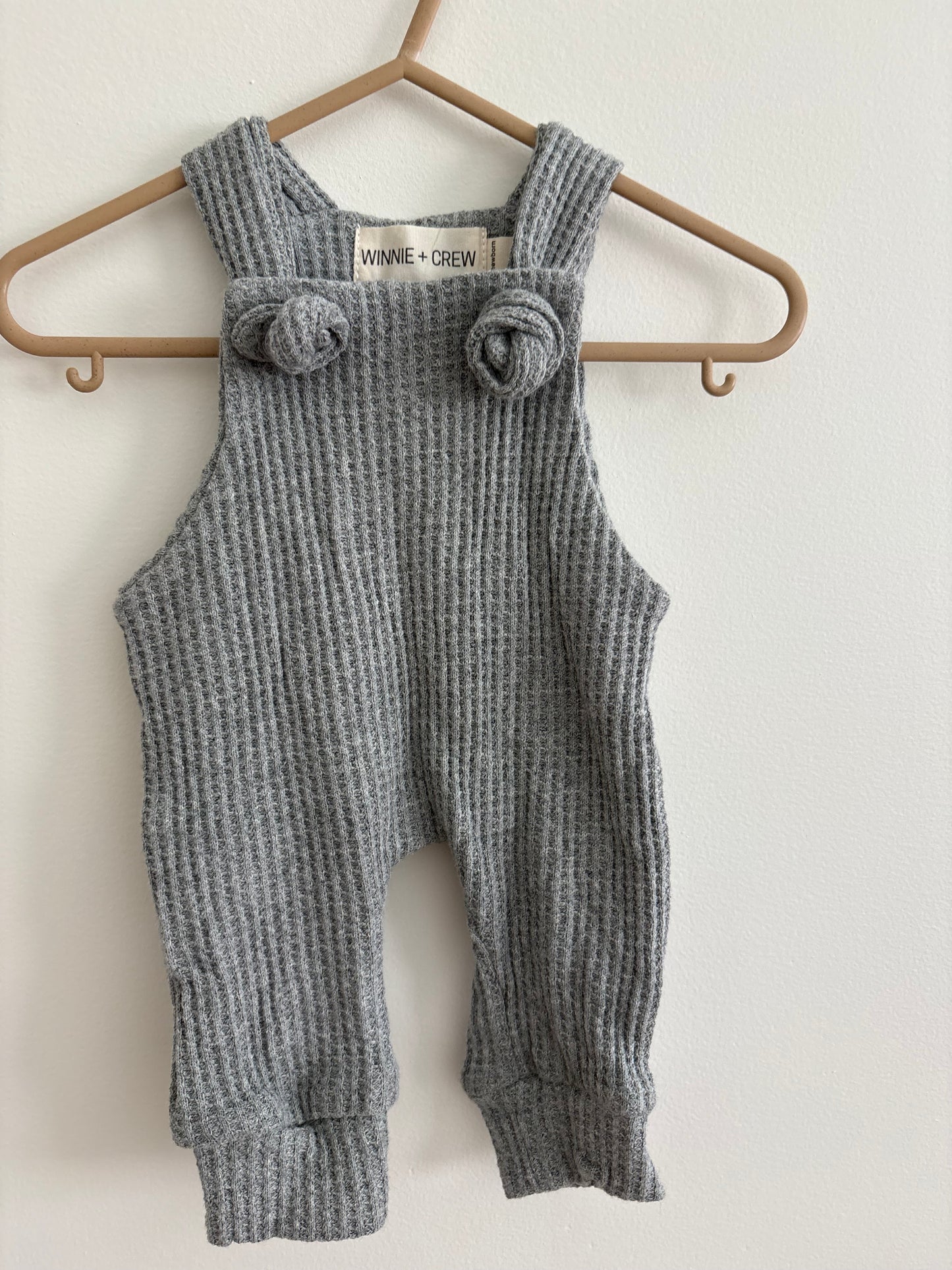 Knit Romper | Grey | Newborn