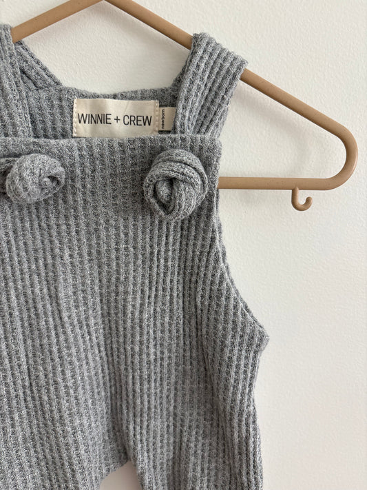 Knit Romper | Grey | Newborn