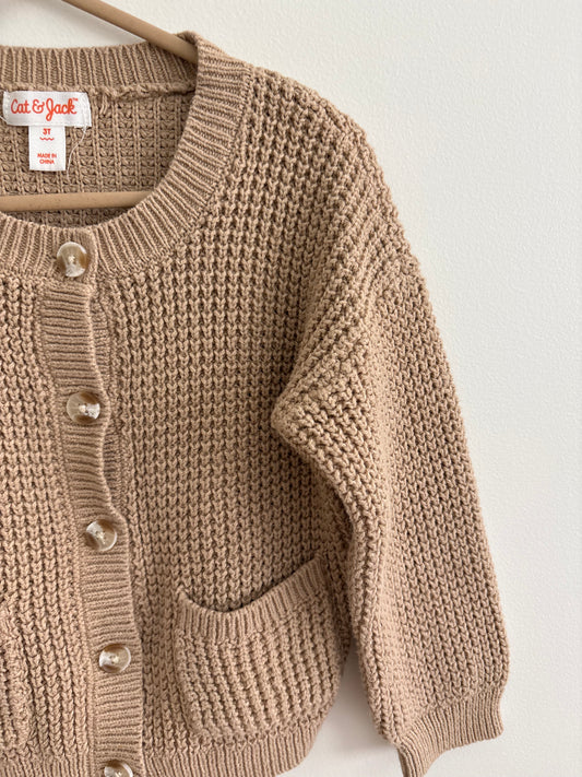 Knit Sweater | Tan | 3T