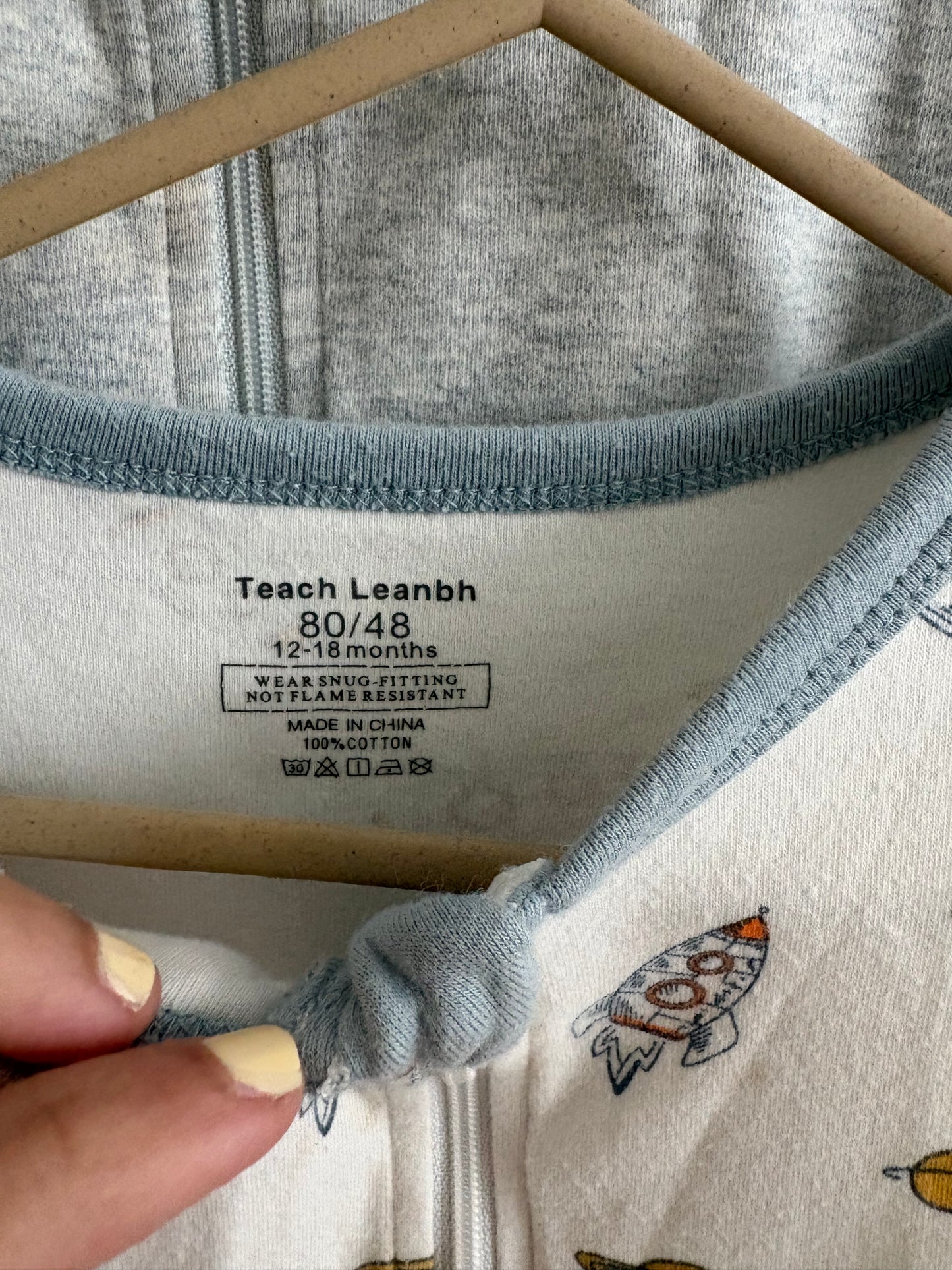 Romper | 2-Pack | Grey & Space | 12-18M