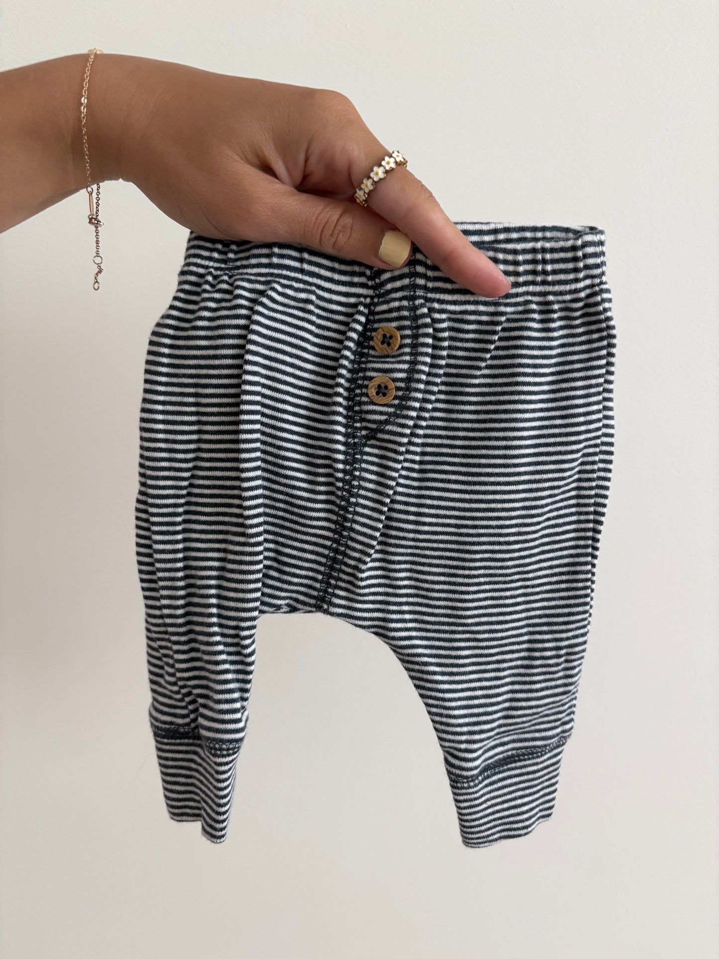 Pants | 2-Pack | Blue Striped Grey | Newborn