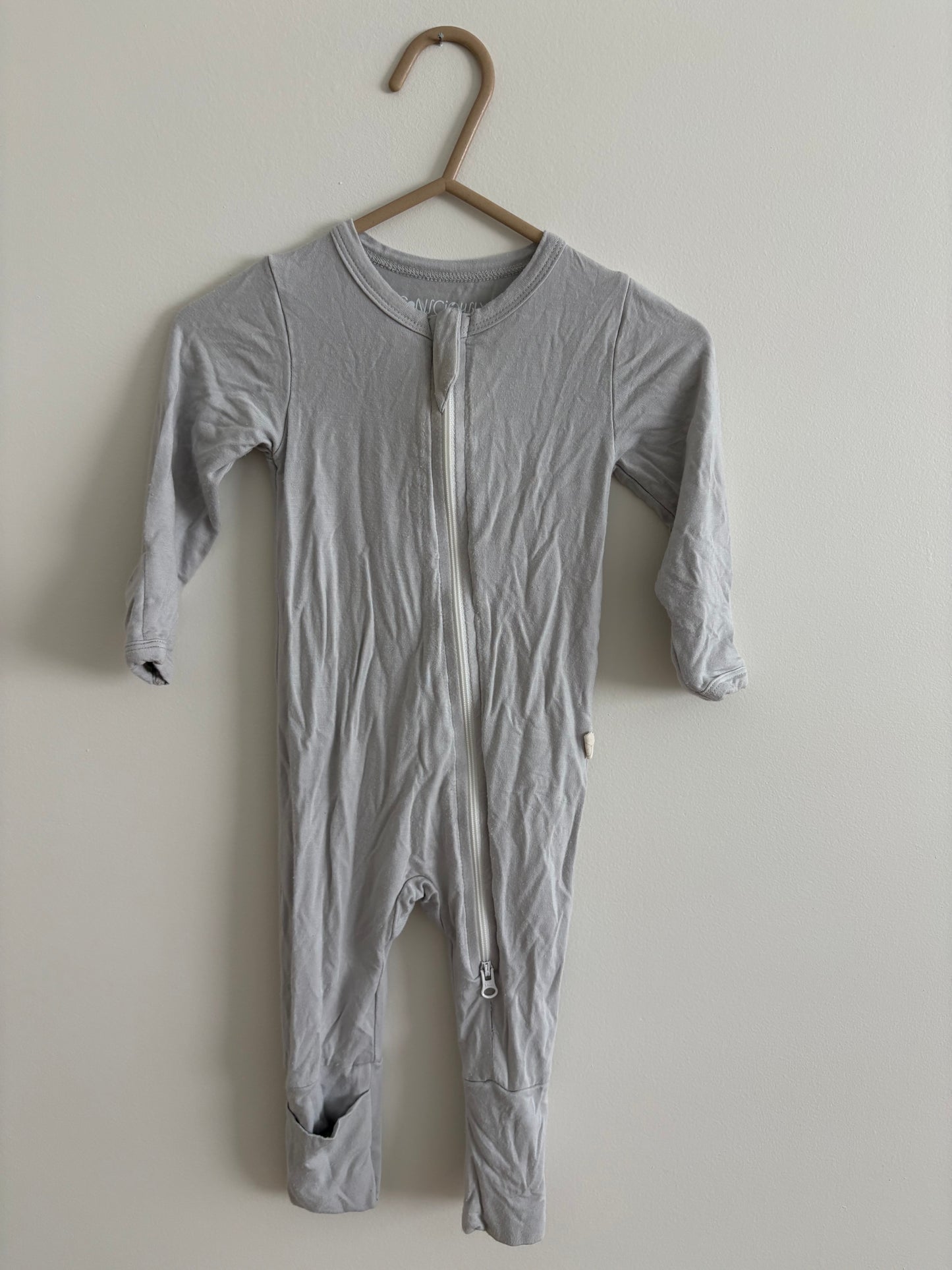 Bamboo PJ | Baby Blue | 3-6M