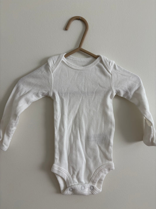 Romper | 4-Pack | White | Newborn
