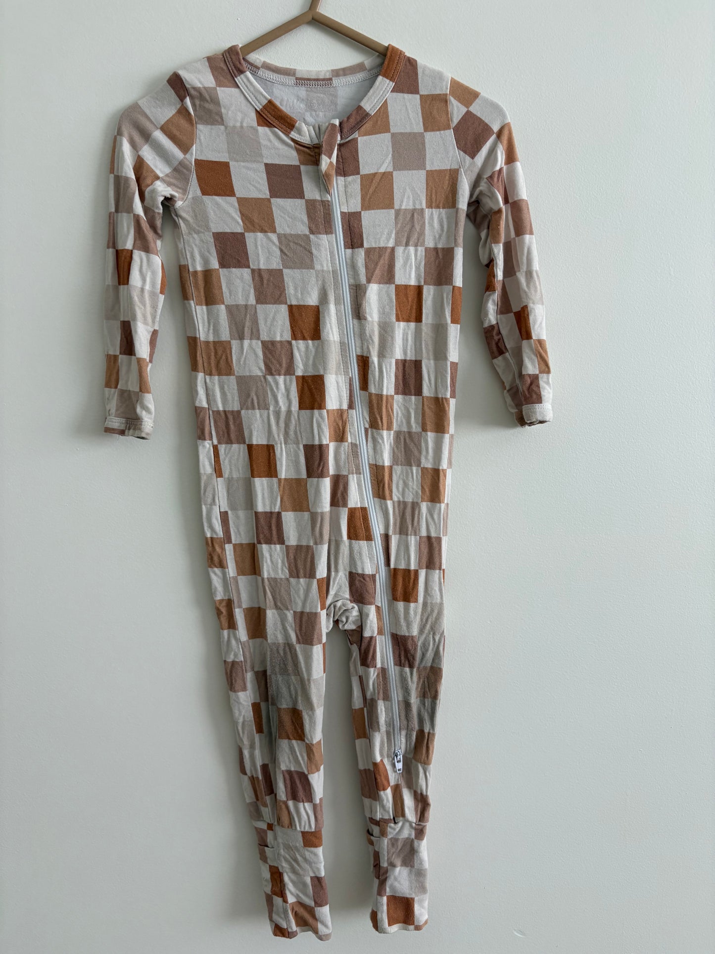 Bamboo PJ | Checkered | 12-18M