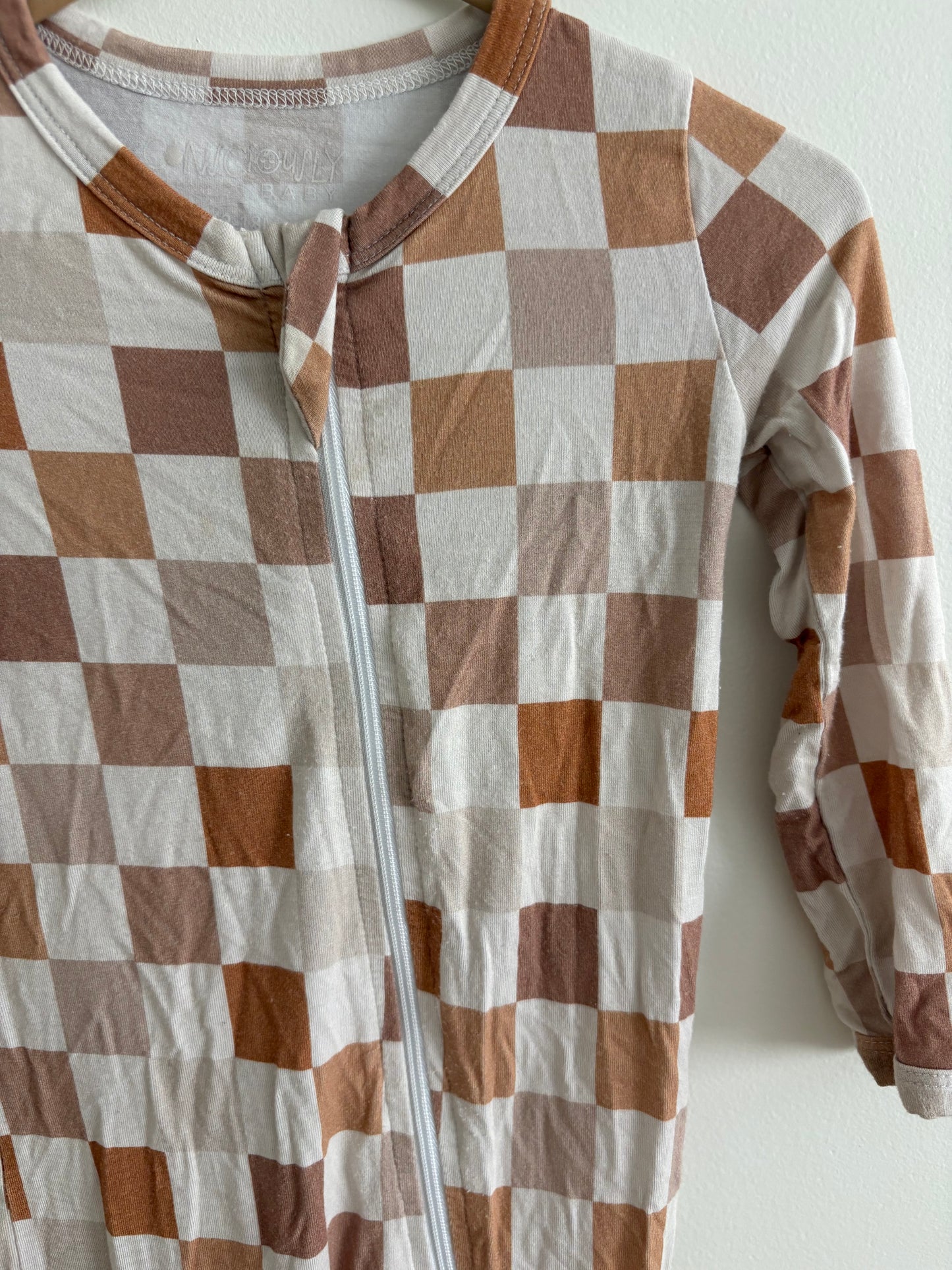 Bamboo PJ | Checkered | 12-18M