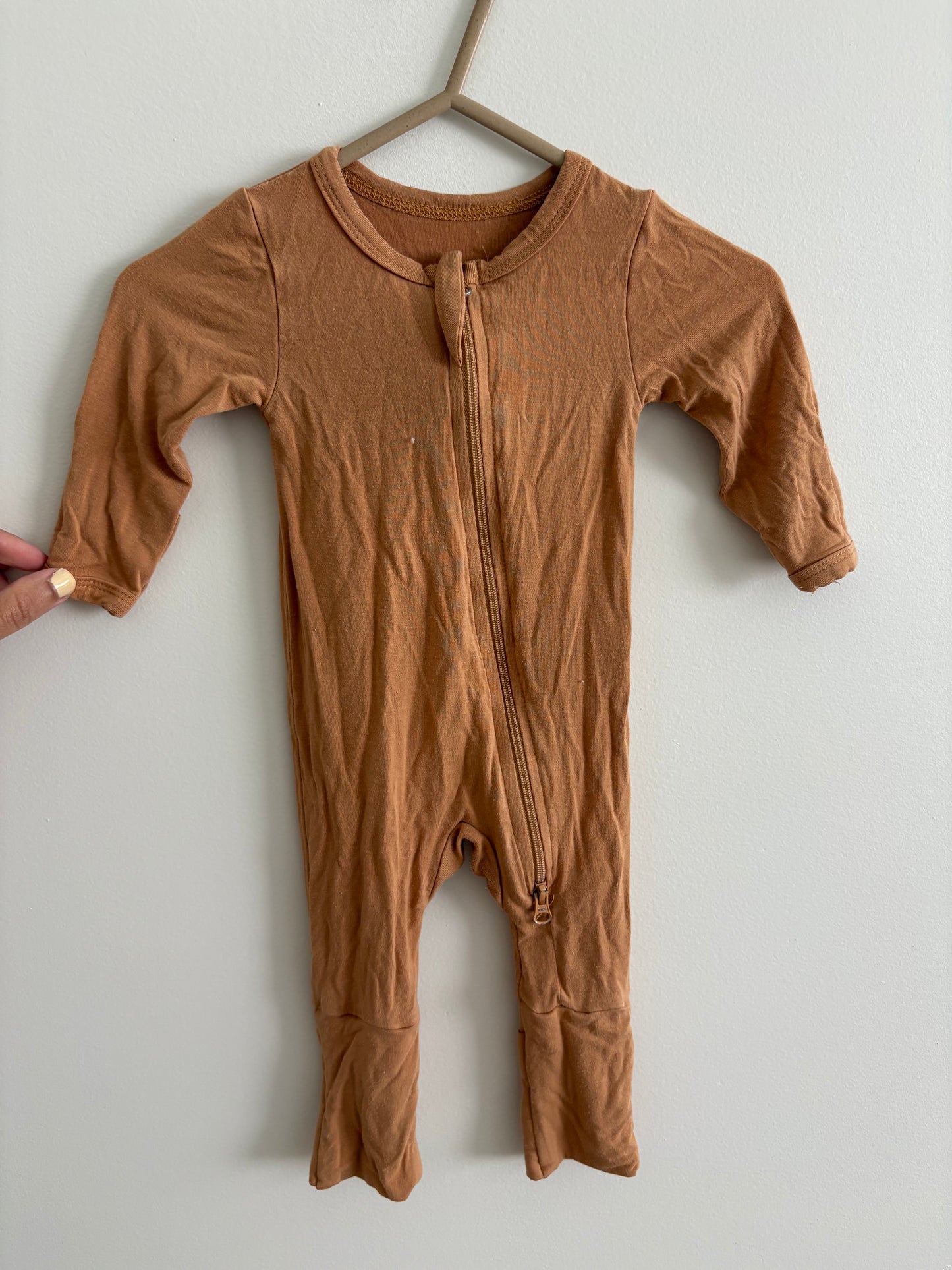 Bamboo PJ | Tan | 0-3M