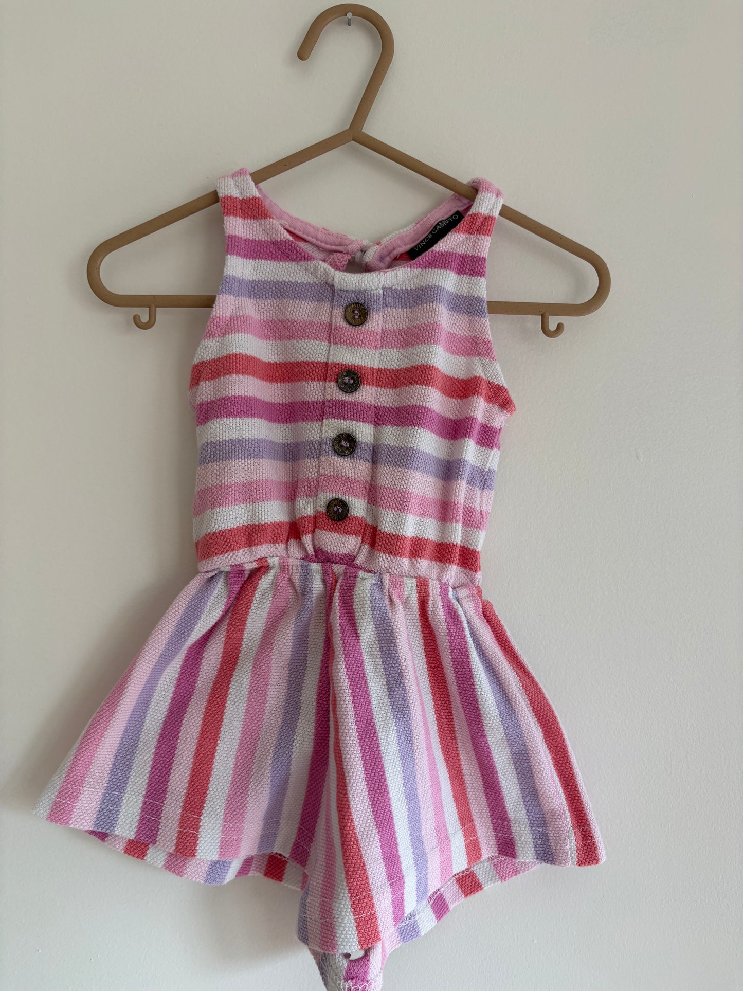 Dress | Striped Pinks | 3T