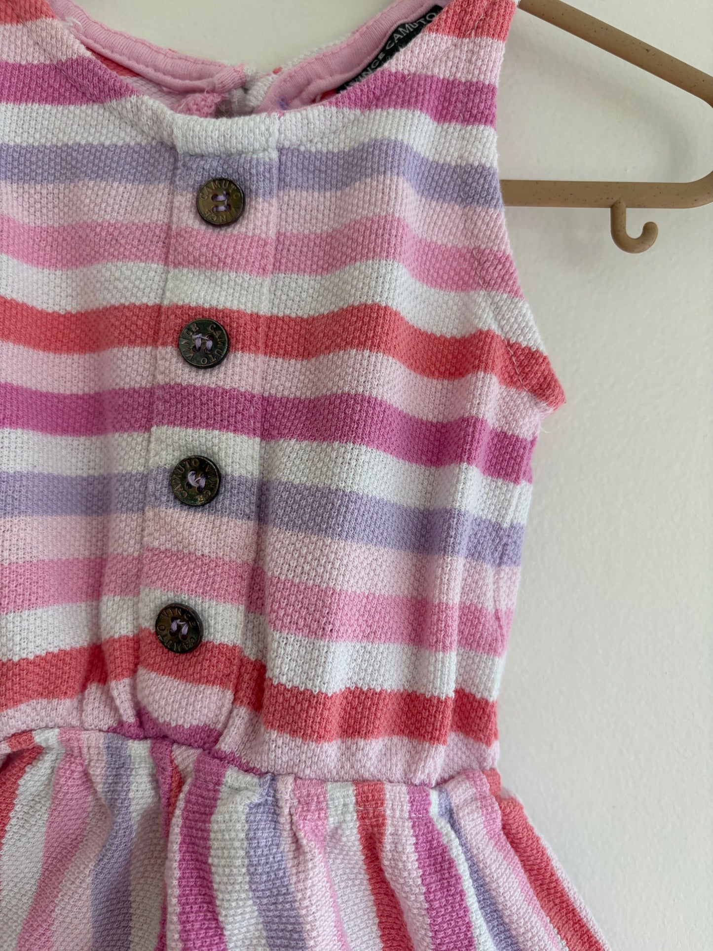 Dress | Striped Pinks | 3T