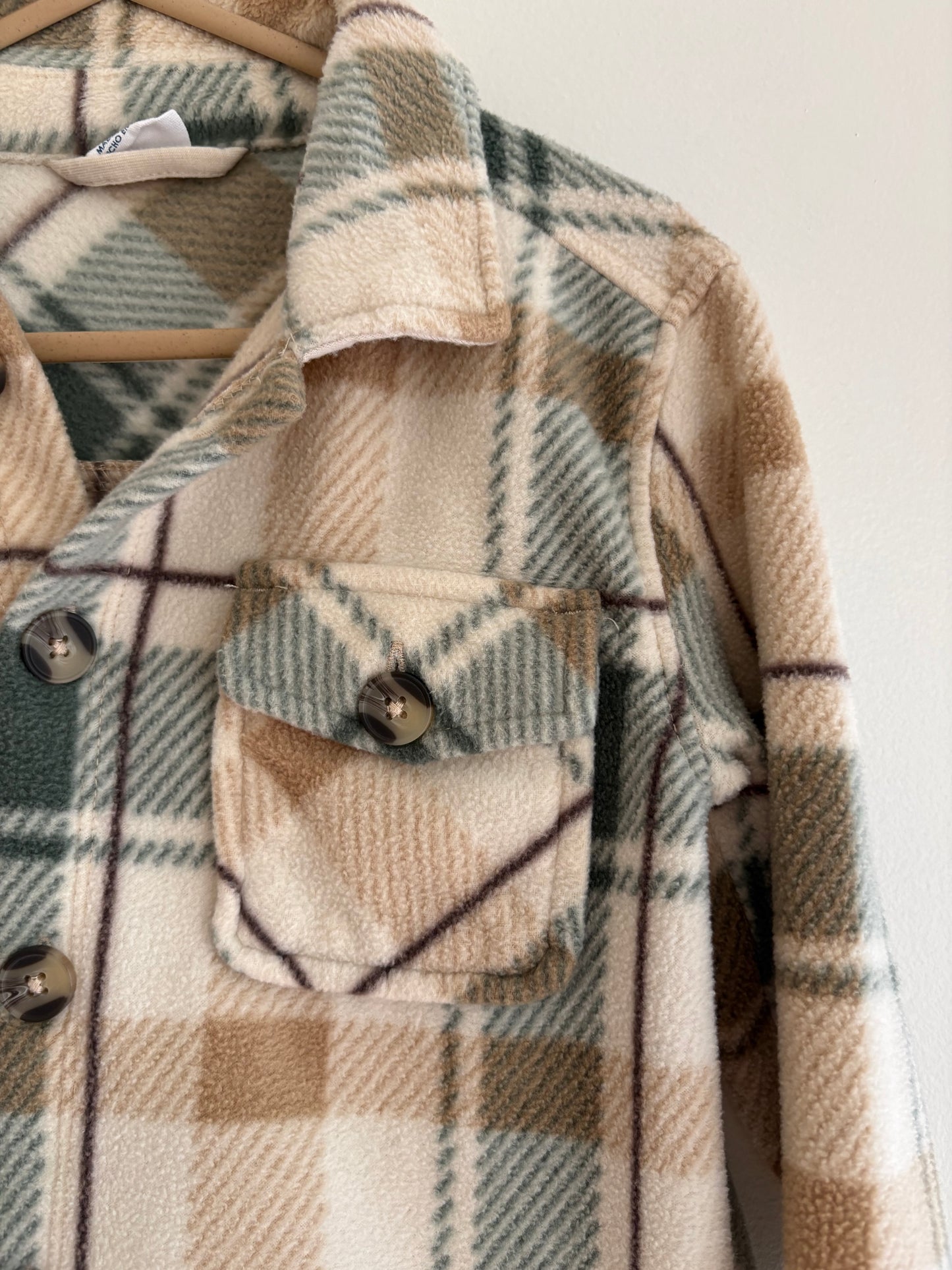 Shacket| Beige Sage Tan | 4T