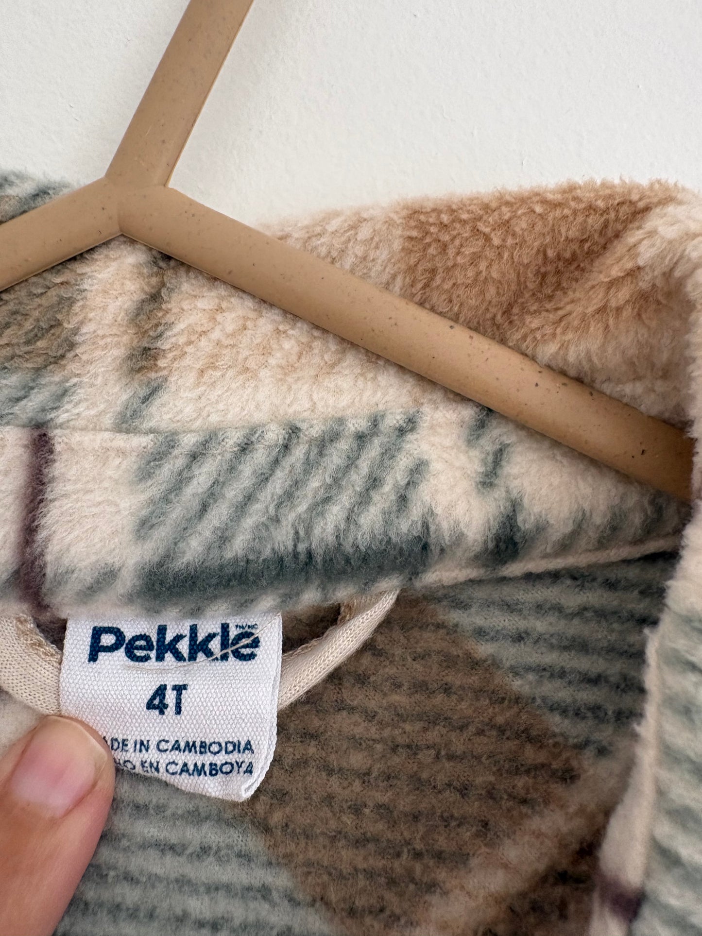 Shacket| Beige Sage Tan | 4T