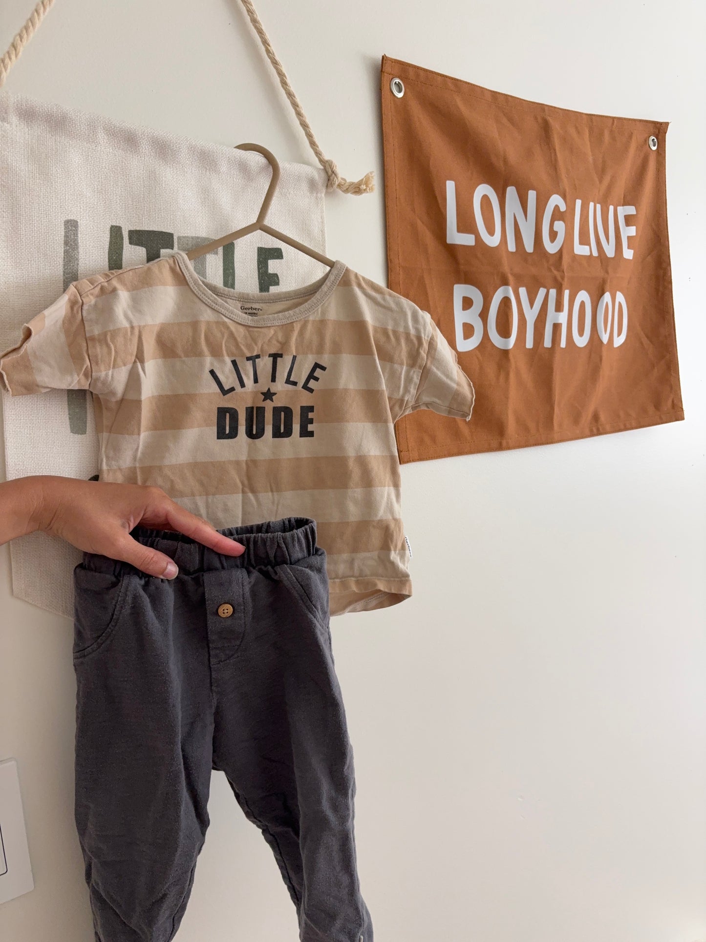 Top + Pants Set | Little Dude | 18-24M