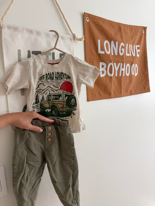 Top + Pants Set | Off Road Adventure | 18-24M